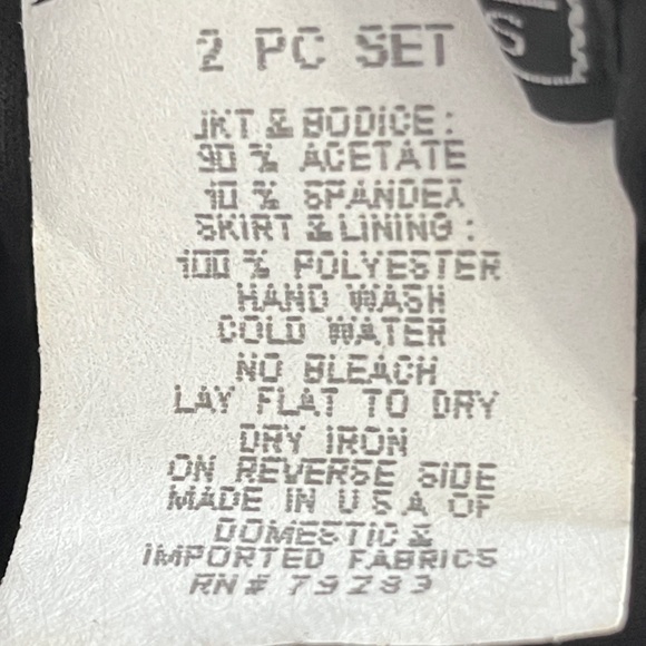 NWOT Alex Evenings Black and Silver Formal Dress Size 12 L Large - Picture 8 of 8